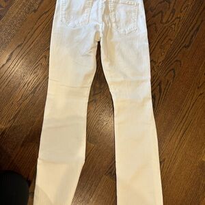 Mother White Denim jeans, The weekender fray